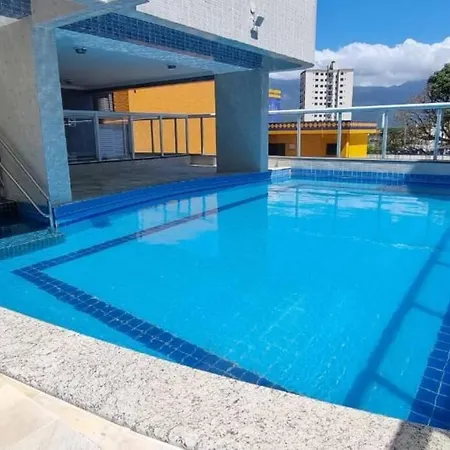 Apto Lindo-Piscina, Churrasqueira E 2 Vagas Praia Grande  Exterior photo